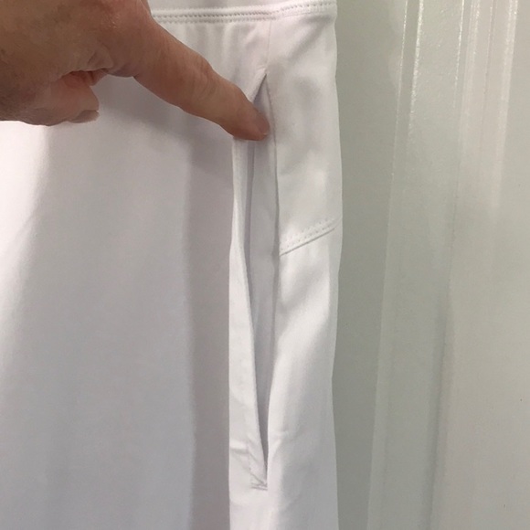 Skorts, White, w/Pockets - Picture 5 of 14